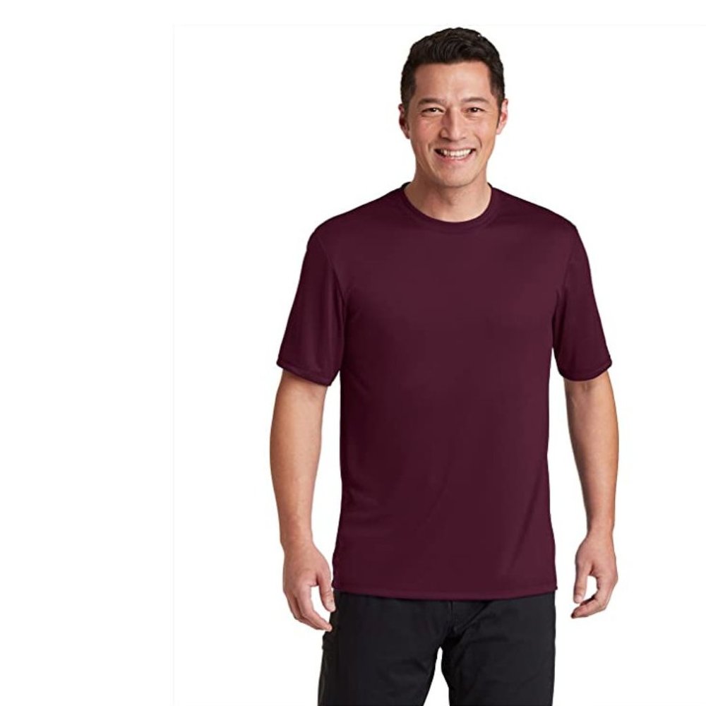Hanes Men's Cool DRI with FreshIQ Performance TShirt - 4820 - Maroon